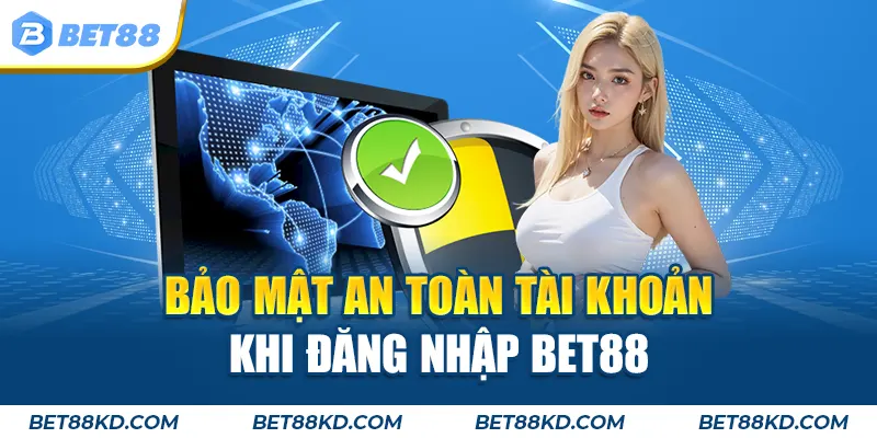 Bảo mật an toàn tài khoản khi đăng nhập BET88